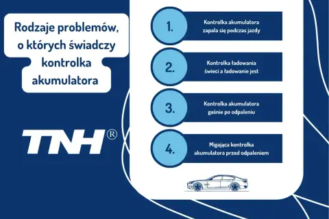 Kontrolka akumulatora zapala się podczas jazdy, co może oznaczać różne problemy z układem ładowania.