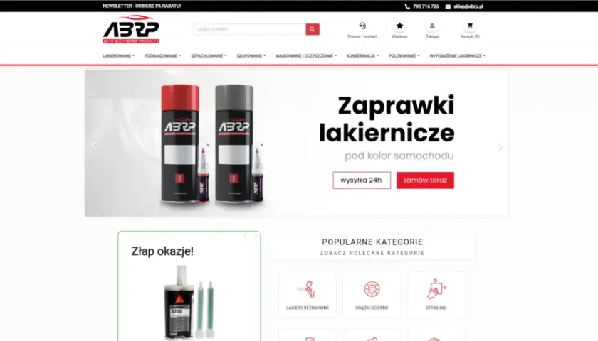 Zestaw do zaprawek lakierniczych pod kolor samochodu. Dostępne różne kolory lakieru samochodowego.