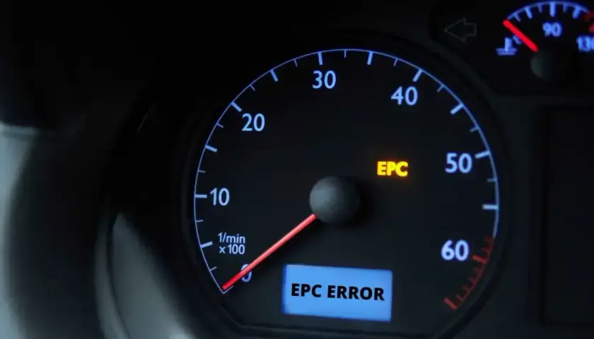 Na desce rozdzielczej świeci się kontrolka EPC. Co to oznacza? Awaria systemu sterowania silnikiem.