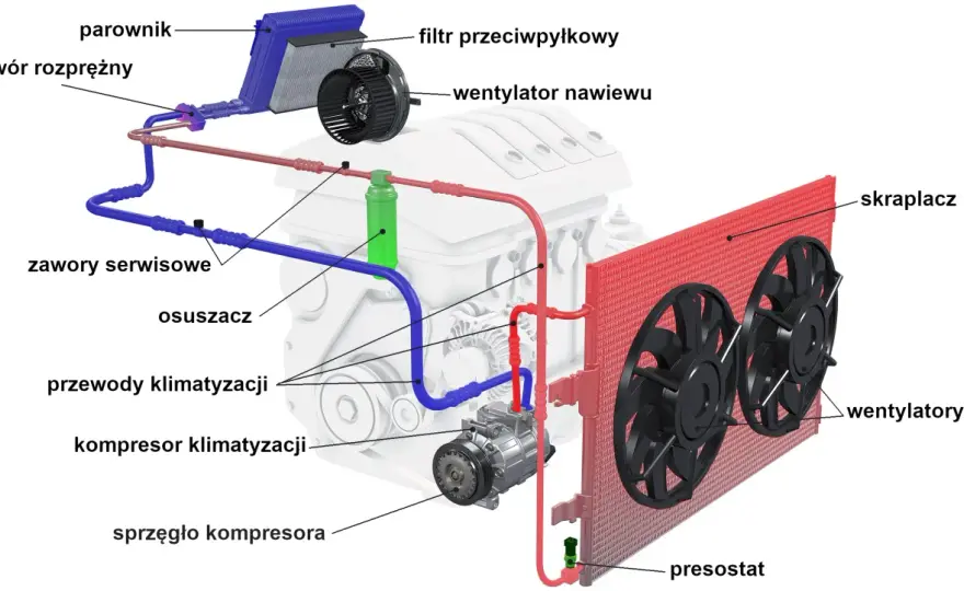 Klimatyzacja w aucie nie działa? 5 przyczyn i jak to naprawić!
