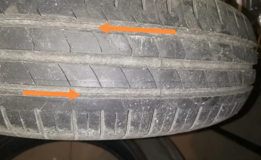 Popękane opony - Kiedy są groźne, a kiedy jechać dalej?