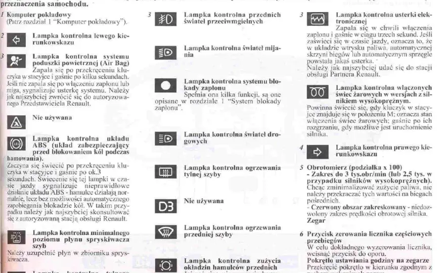 Kontrolka tylnego światła przeciwmgielnego - Awaria czy norma?