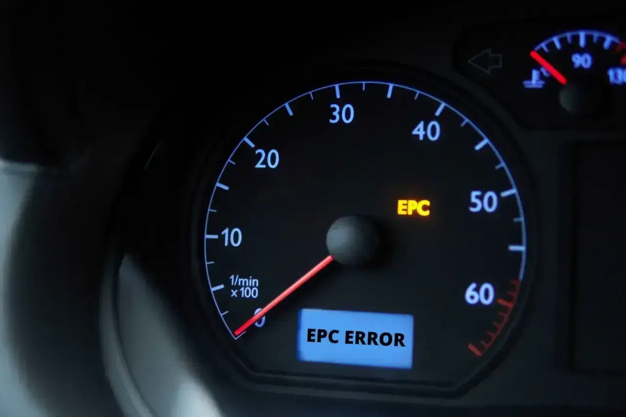 Na desce rozdzielczej świeci się kontrolka EPC. Co to oznacza? Awaria systemu sterowania silnikiem.