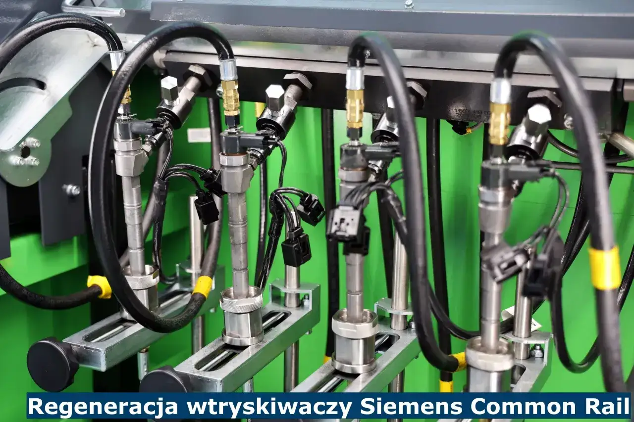 Regeneracja wtryskiwaczy Siemens Common Rail po awarii systemu. Testowanie precyzji wtrysku.